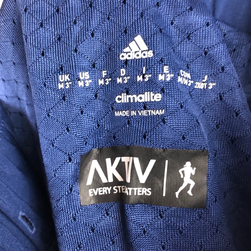 Adidas Purple and Blue Athletic Shorts - Picture 4 of 4